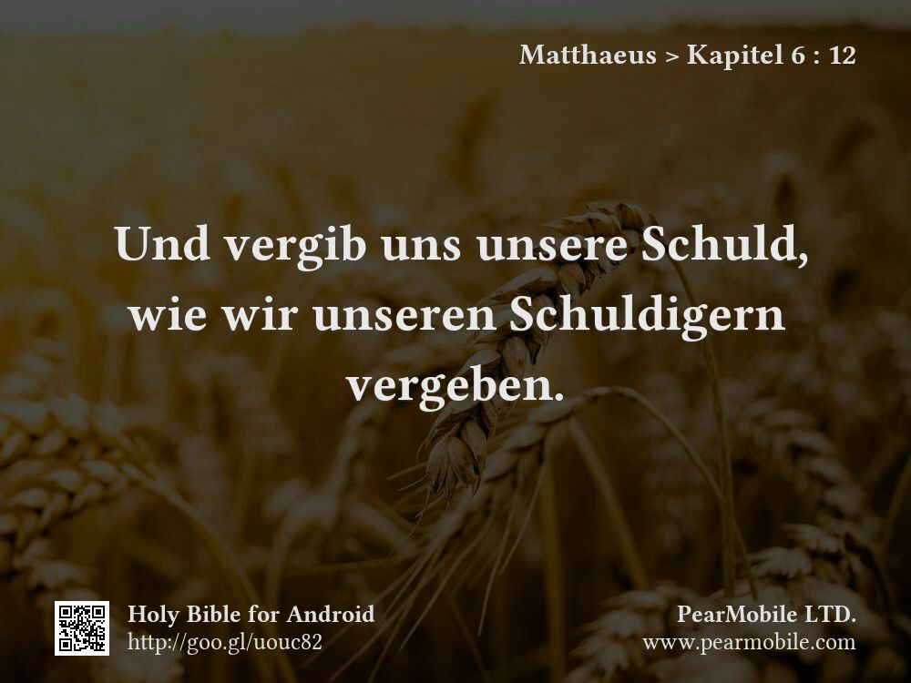 Matthaeus, Kapitel 6:12